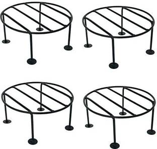 S S TechnoFab Rust Free Plant , Flower , Balcony Pot , Gamla Stand Plant Container Set