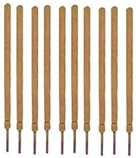 Nikhat COCO POLE 2 FT(61 cm) Pack of 10 MOSS & COIR STICK FOR MONEY PLANT SUPPORT Plant Container Set
