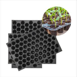 हलसे Germination Trays, Nursery Trays for Seedling Plants, 70 holes Cavities Tray प्लांट कंटेनर सेट