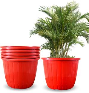 SNSHOPEE Heavy Duty 10 inch dia. Vase Planters Flower Pots Plant Container Set