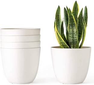 Varshney Gardening Round Flower Pots for Home Planters,Terrace, Garden| Home Indoor & Outdoor Plant Plant Container Set