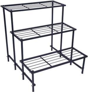 Bee Creative 3 Step Tier Big Flower Planter Pot Gamala Stand for balcony,home,garden,office Plant Container Set