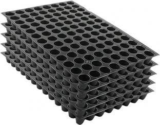 HALSEY Germination Trays for Seedling, Nursery Trays for Plants, 104 holes Cavitie Tray Plant Container Set