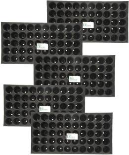 bio blooms agro india Pvt Ltd 98 holes seedling tray (Pack of 5) Plant Container Set