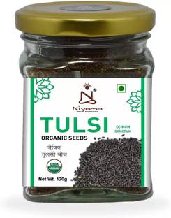 AnnieHerbs Basil Seeds | Sabja Seeds for Falooda | Tukmaria Seeds for Eating | Takmaria Seed