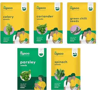 UGAOO Indian Greens Bundle of 5 Packet Seed