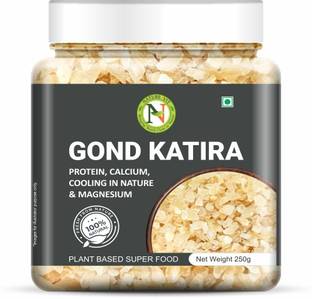 Nature Vit Pure Natural Gond Katira, 250g (Jar Pack) (Edible Gum) - Tragacanth Gum Seed