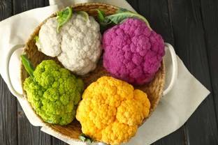CYBEXIS 4 Different Types of Cauliflower Mixed500 Seeds Seed