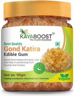 KAYABOOST Gond Katira Pure (Edible ) | Tragacanth | Keep body cool | Dried Gum Seed