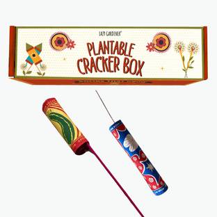 lazy gardener Plantable Shape Crackers Gift Box|Diwali Themed Plantable Seed Cracker Go Green| Seed