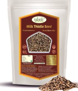 biotic Milk Thistle Seeds - Silybum Marianum for Boosting Liver Health - 100gm Seed