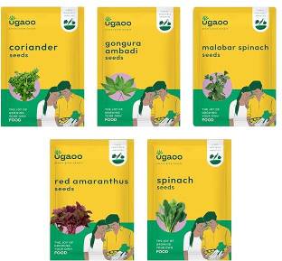 UGAOO Leafy Vegetable Seeds Bundle of 5 Seed