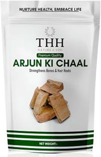 THH Organic Arjun ki Chaal - Dried- Arjuna Tree Bark - Raw Seed