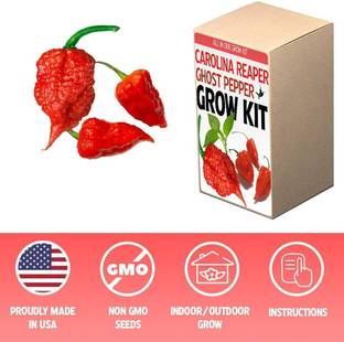 Qualtivate PUAS-7A Carolina Reaper & Ghost Pepper Chilli Growing Kit Seed