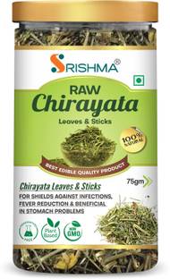 Srishma Natural Raw Chirayata Leaves/Sticks, Swertia Chirayita, Kairata, Chiaravata Seed