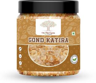 on the farm Gond Katira | Natural Cooling Edible Gum | Hydrating & Body-Cooling Herb Seed
