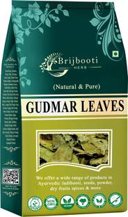 BrijBooti Gudmar Raw Leaves-Madhunashini-Sirukurinjan-Gymnema Sylvestre-Gurmar Leaf Whole Seed