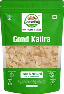 Nutriffin Organic Gond Katira Pure (Edible ) | Tragacanth | Keep body cool | Dried Gum