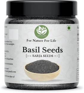 AnnieHerbs Basil Seeds | Sabja Seeds for Falooda | Tukmaria Seeds for Eating | Takmaria Seed