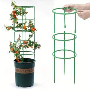 SEAHAVEN Plastic Plant Supporter,plant support sticks stand Plant Container Set Plant Straightener