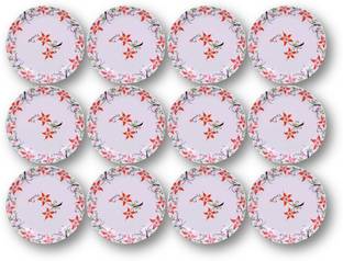 Feast ROUND SMART (504)( 7 INCH )HALF DINNER PLATE SET 12 PCS OF MELAMINE Dinner Plate