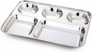 BRRL Divided Plate/Thali/Bhojan Thali Dinner Plate