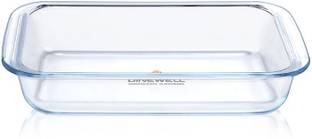 Dinewell Borosilicate Rectangle Glass Bakeware Dish (1000 ml) Baking Dish