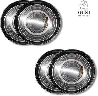 SHINI LIFESTYLE Stainless Steel Plate, khumcha Thali, dinner plate Dinner Plate