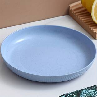 KitchAntique 9.05" Unbreakable Wheat Straw Plates-Ideal for Salad,Pasta,Snacks & Dinner Party Dinner Plate