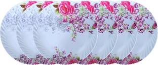 फीस्ट Melamine smart model(513) 7 inch half dinner plate 6 pcs डिनर प्लेट