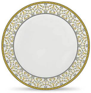 LAOPALA Diva Morrocan Gold Large Dinner Plate Set of 6 pcs, 11" Inch, Opalglass, Dinner Plate