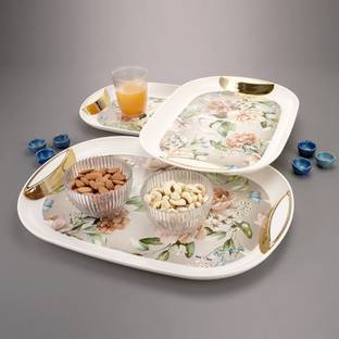 NAYASA Inspiration Serving Tray Set for Home, Dining, Restaurant & Office Tray