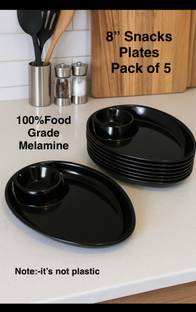 GOOFFI DIP CHIP BLACK Chip & Dip Tray