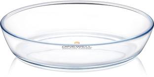 Dinewell Borosilicate Oval Glass Bakeware Dish (1600 ml) Baking Dish