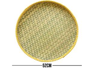 DKB Finest Assam bamboo made dagra/dala Tray