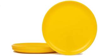 SAHU TRADERS Microwave Safe Dinner Plates Set For Home and Restaurant 11' Inch Pack of 6 Dinner Plate