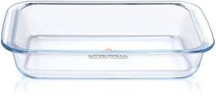 Dinewell Borosilicate Rectangle Glass Bakeware Dish (1000 ml) Baking Dish