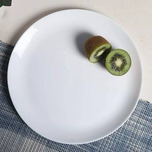 Crocera Large Dinner Plate 11" inch, Snow White, OpalGlass, Dinner Plate