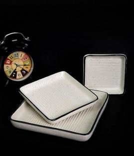 LUPAAVA Ceramic Platters | Square Platters | Serving Platters Tray