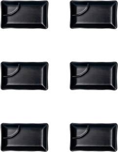 kaku Chilla Plate / Partition Plate / Snack Plate Chip & Dip Tray