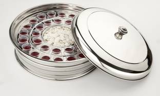 JAYCO Single Bread Glass Tray Communion Set (Holy Communion Set) Tray