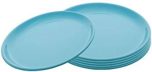 Everbuy best quality unbreakable ,bpa free polypropylene dinner plates .aqua blue(set of 6) Dinner Plate