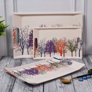 U.P.C. Melamine Serving Tray, (Medium and Large Size) Villori Series Tray Tray