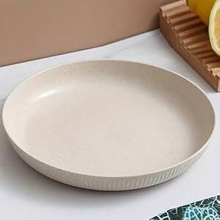 Vortipu Lightweight Wheat Straw Plates - 9.05" Unbreakable Dinnerware Dinner Plate