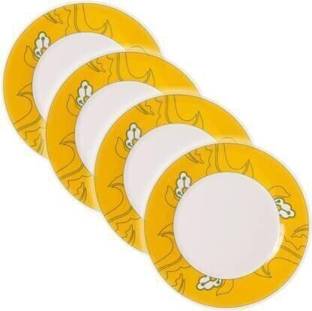 TUPPERWARE Melamine 20 X 20 CM Snack Quarter Plate (Pack of 4) Quarter Plate