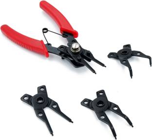 ASRAW 5PCS Set Circlip Pliers - Changeable Jaws Circlip Plier