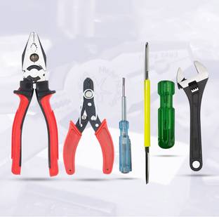 Hillgrove HGCM377M1 8"inch Combination Plier with Adjustable Wrench and Hand Tools Lineman Plier