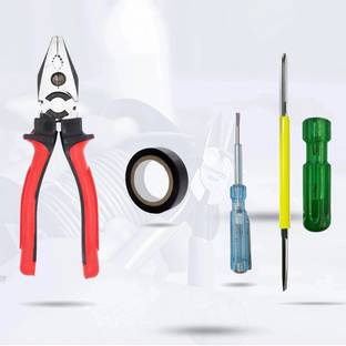 Hillgrove HGCM285M1 8"inch Combination Lineman Plier with Tape+Tester+2in1 Screwdriver Lineman Plier