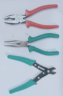 TAPARIA WS 06 Wire Stripping Plier, 1420-6 Long Nose Plier, 1621-6 Lineman Plier