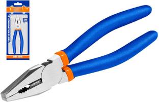AMMK POWER TOOLS Combination Plier, Wire Cutters, 8", Quality Material, Polish and Anti-rust Oil Combination Snap Ring Plier